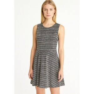 Kate Spade Emma Sleeveless Fit and Flare Dress in Black